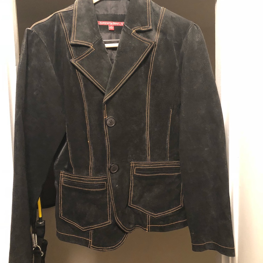 XL women’s JENNYFER J suede leather jacket